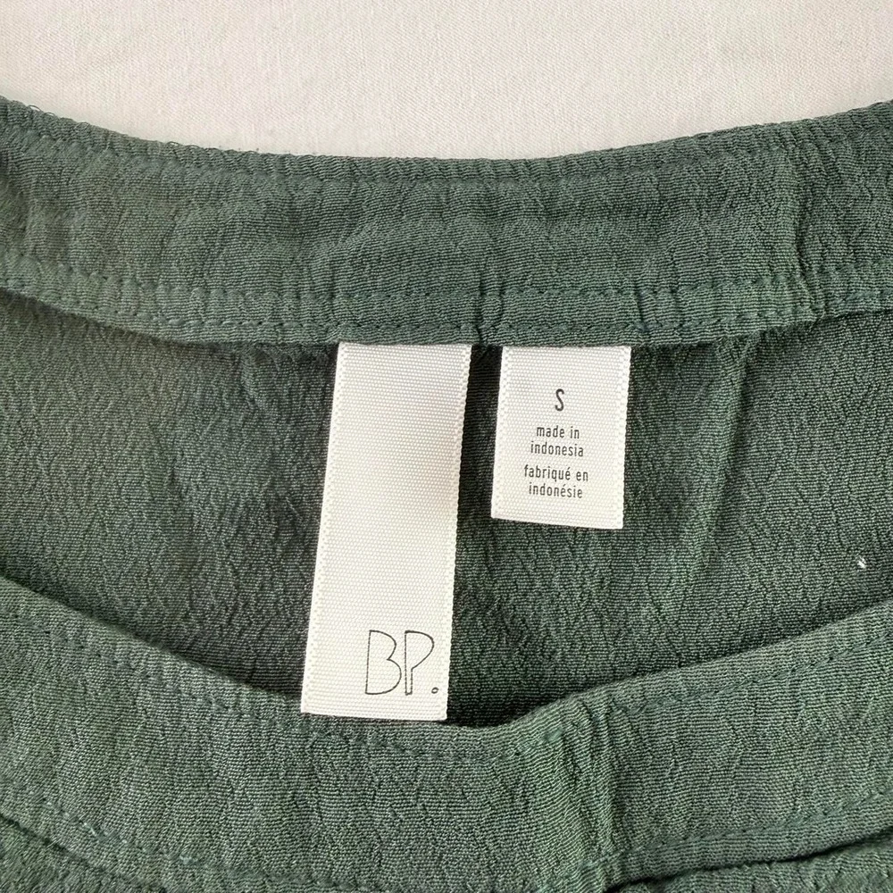 BP Green Bell Sleeve Top Womens S Fairy Grunge Renaissance Whimsigoth Festival - Picture 5 of 7
